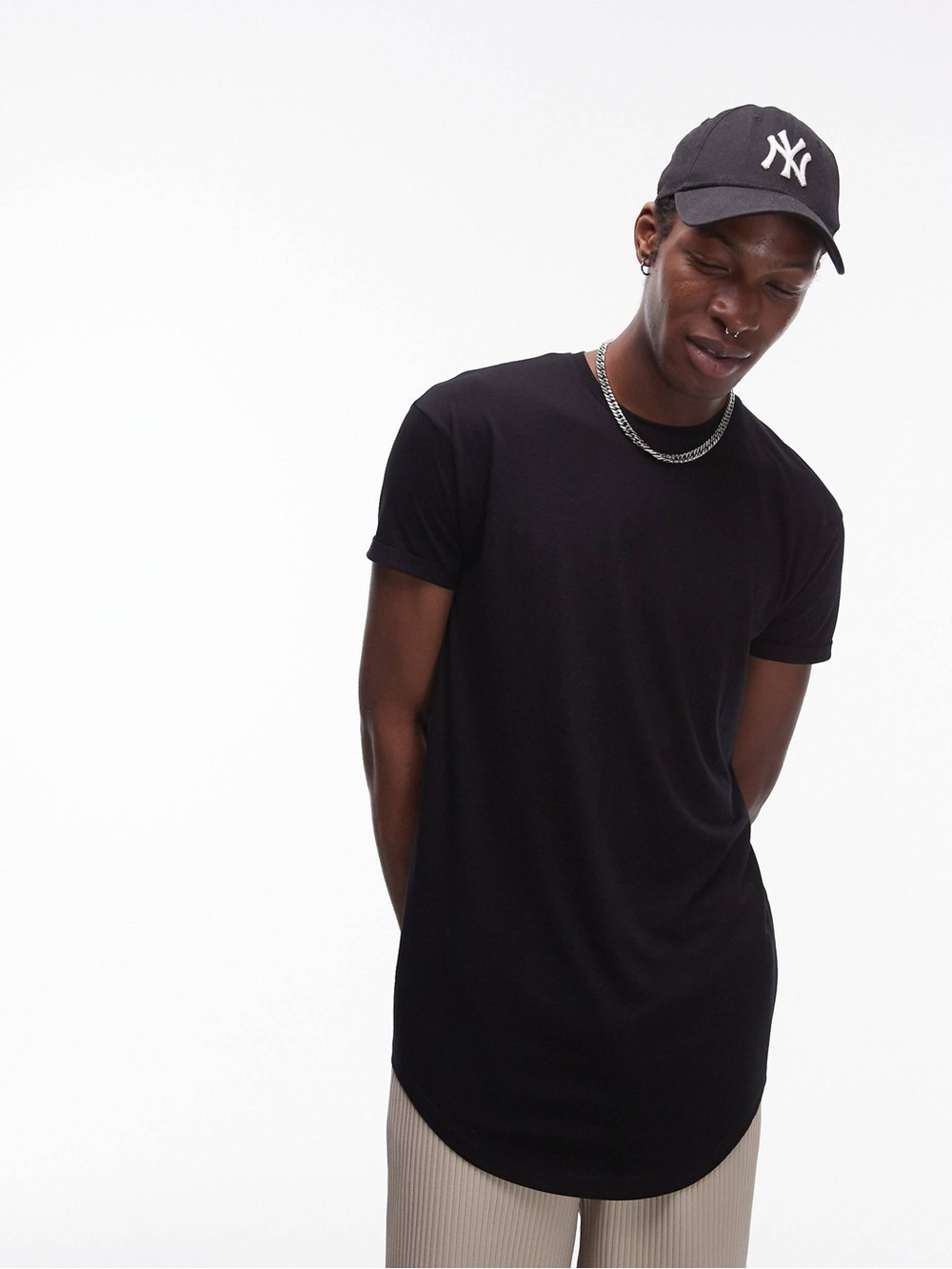 ASOS Topman Longline Short Sleeve Men’s T-shirt